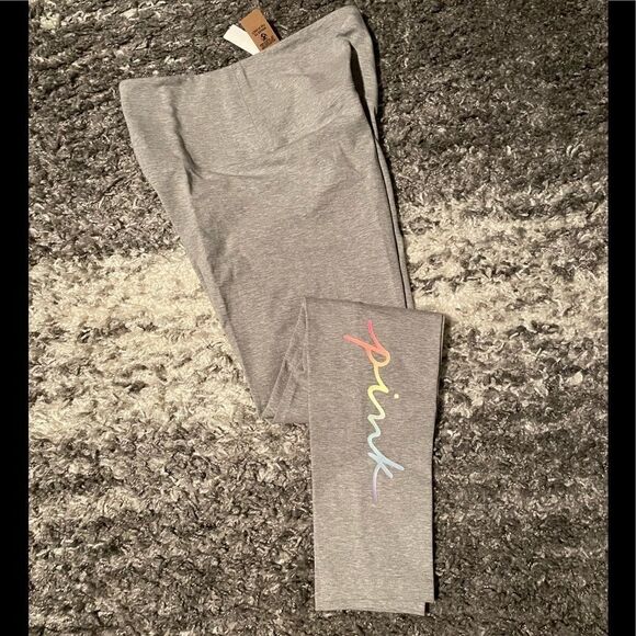 NWT Victoria’s Secret PINK High Waist Full Length Leggings - Picture 1 of 8